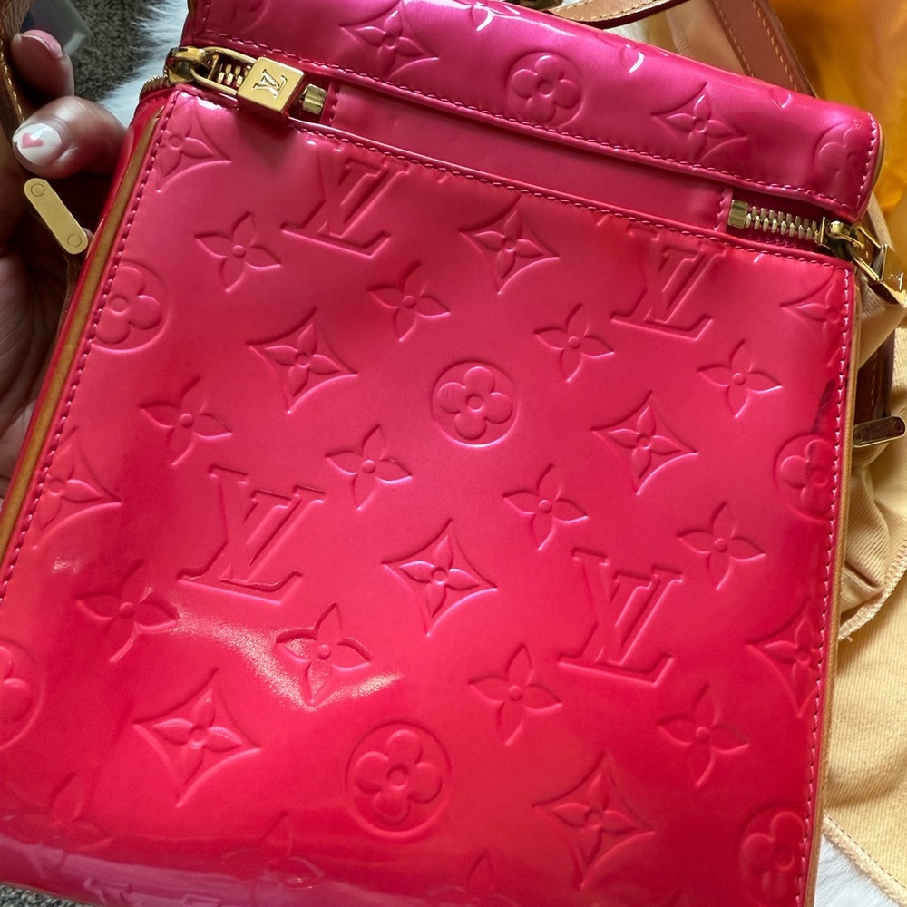 Louis Vuitton Pink Embossed Women's Bag
